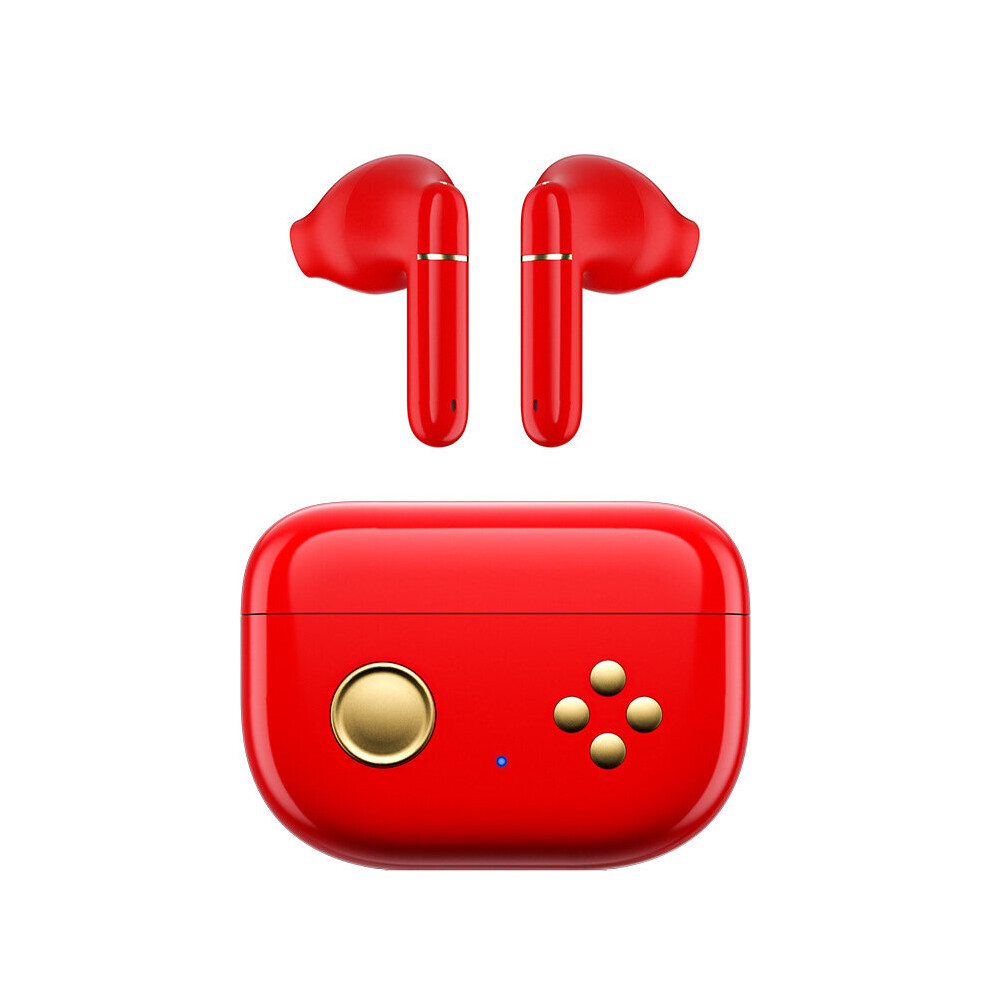 (A-) Kingstar Tws Bluetooth Earphones Gaming Headset 45Ms Low Latency Wireless Headphones With Mic Noise Cancellation In-Ear Earbuds Red 4851205010723