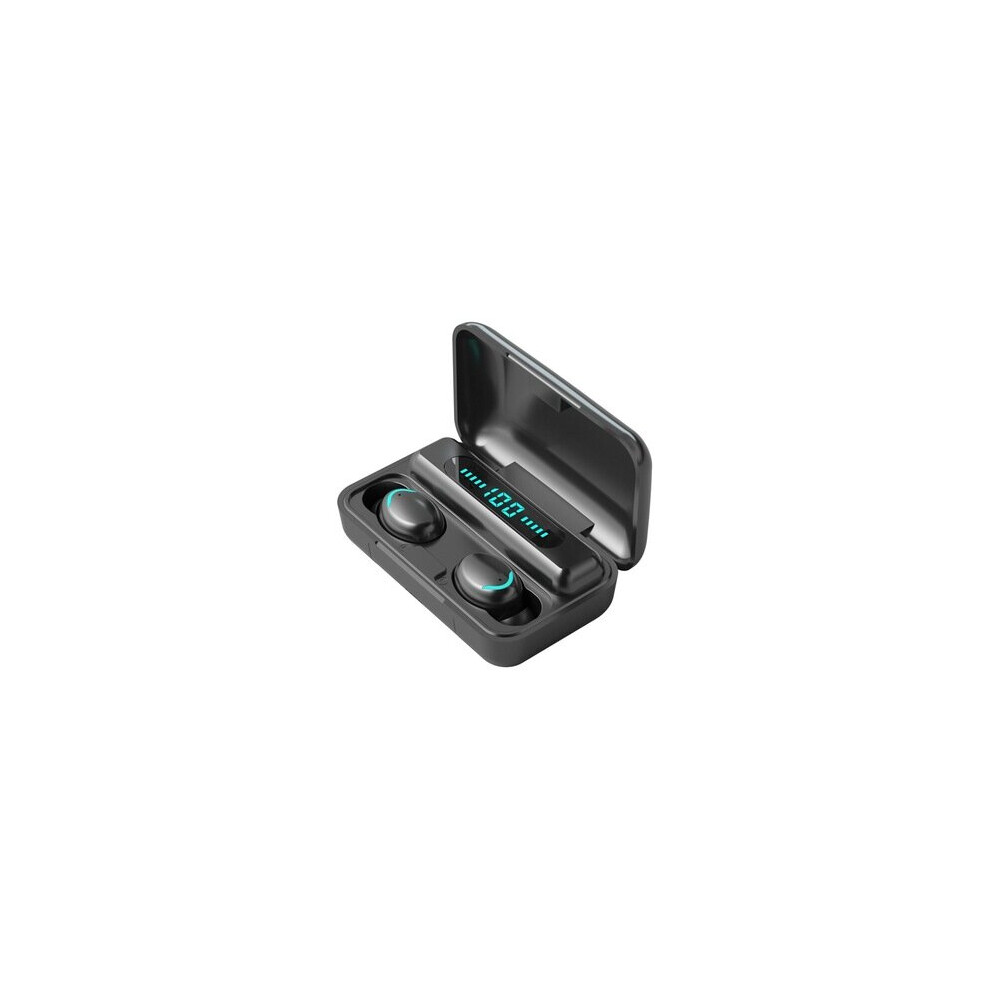 (A-) Tws F9 Bluetooth Earphone V5.0 9D Stereo Wireless Headphones Sport Waterproof Earphones Mini True Headsets For Cellphone Black 4851204968001