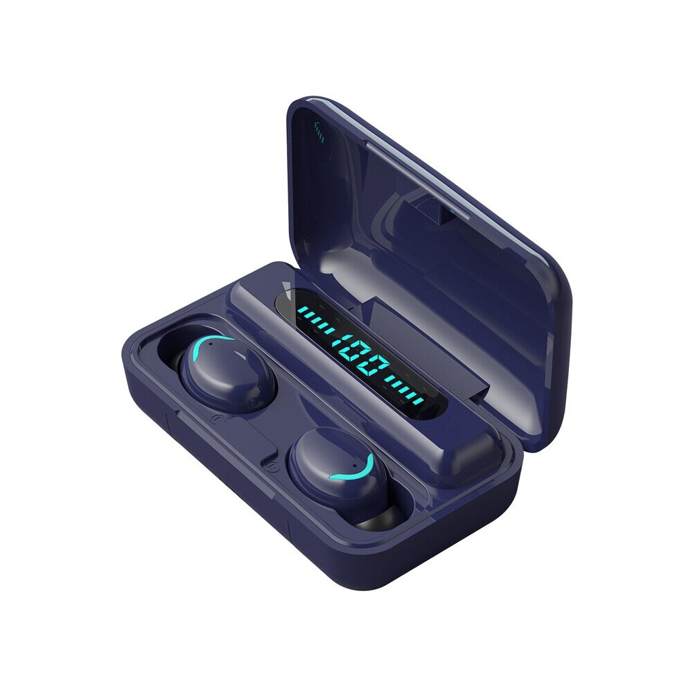 (A-) Tws F9 Bluetooth Earphone V5.0 9D Stereo Wireless Headphones Sport Waterproof Earphones Mini True Headsets For Cellphone Purple 4851204968049