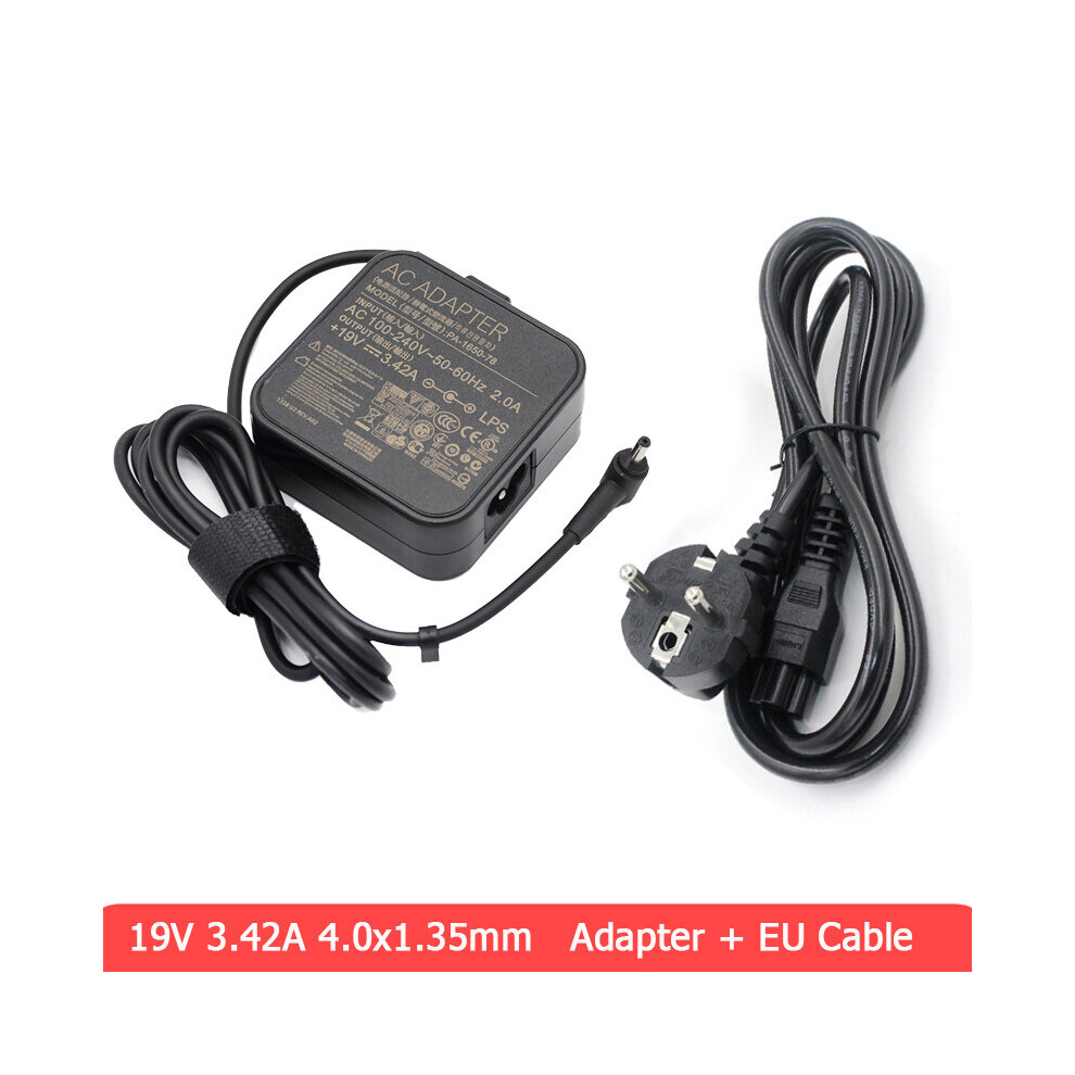 (A-With Eu Cable) Coinkos 65W Ac Adapter Charger For Laptop, Notebook Power Supply For Asus Ux360ca Ux360ua Ux360uak Zenbook Battery Adaptor 4855672975646