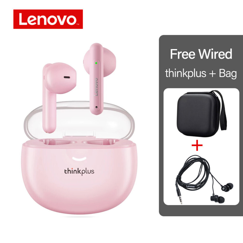 a-Pink case tw13) Original Lenovo LP1 Pro TWS Earphone Wireless