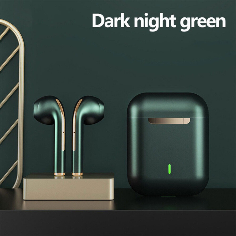 Photos - Headphones J18 Tws Wireless Earphone Noise Cancelling Headset Bluetooth 5.0 HiFi Sport Business Headphone Stereo In-Ear Hands(a-Green)