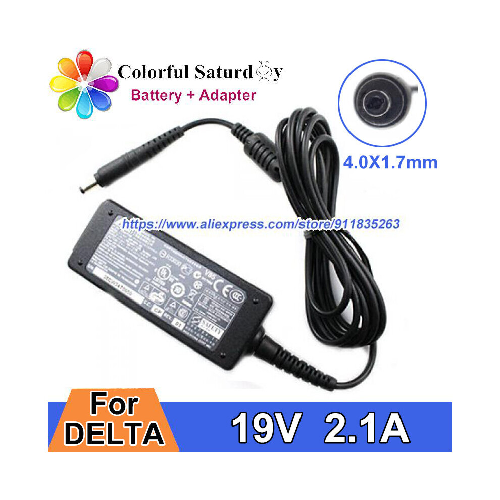 (A-) Original Delta Adp-40Ph Bb Power Ac Adapter 19V 2.1A 40W Laptop Charger Power Supply For Acer S240hl Monitor Fhx2402l 4.0X1.7mm 4855672973079