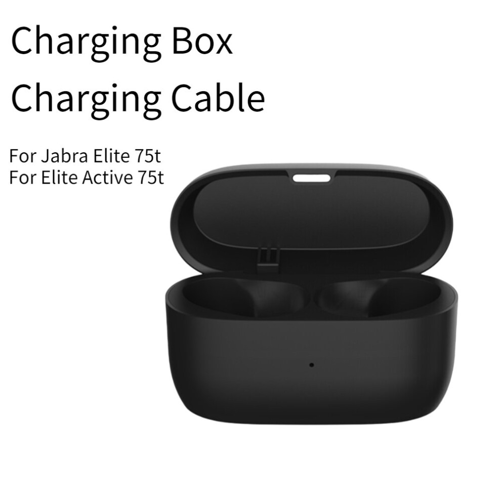 (A-For Jabra Elite 75T) Wireless Earphones Charging Case For Jabra Elite 65T/75T/85T Elite Activ Bluetooth Earbuds Charger Box Dust Protector Earphone 4851204985640