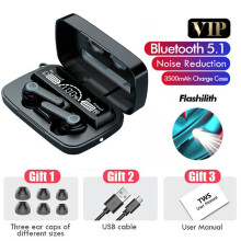 (a-M19) M19 Bluetooth Wireless headset 5.3 Bluetooth Earphones IPX5 Waterproof Headsets with Mic HiFi Stereo Music Earbuds for all phone