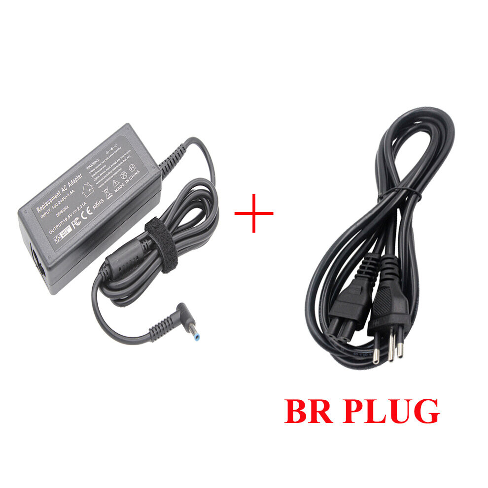 (A-With Br Plug) 19.5V 2.31A 45W 4.5*3.0Mm Laptop Charger Adapter For Hp Stream X360 13 14 Pavilion 854054-001 741727-001 740015-001 740015-002 4855672927232
