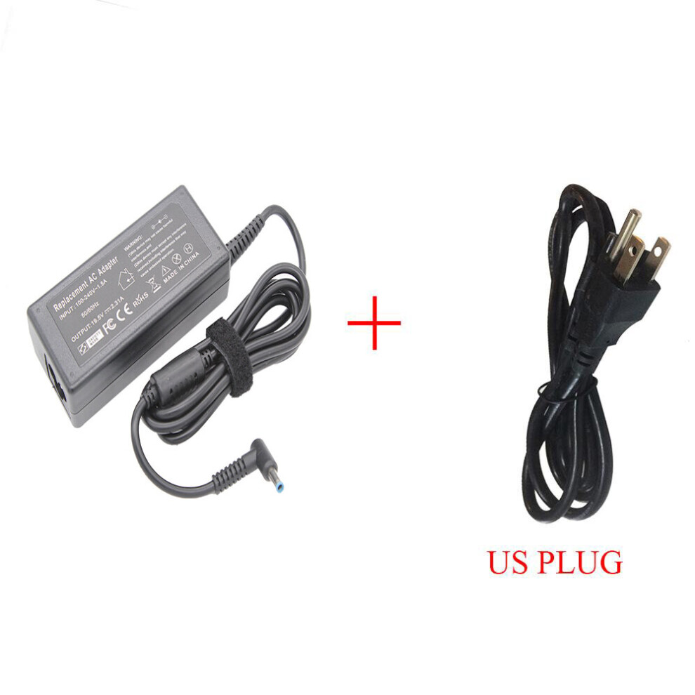(A-With Us Plug) 19.5V 2.31A 45W 4.5*3.0Mm Laptop Charger Adapter For Hp Stream X360 13 14 Pavilion 854054-001 741727-001 740015-001 740015-002 4855672927263