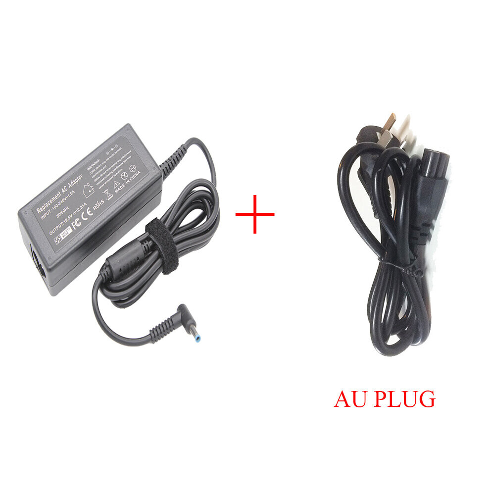 (A-With Au Plug) 19.5V 2.31A 45W 4.5*3.0Mm Laptop Charger Adapter For Hp Stream X360 13 14 Pavilion 854054-001 741727-001 740015-001 740015-002 4855672927225