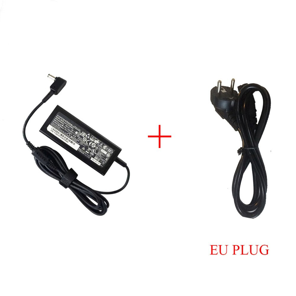 (A-With Eu Plug) 19V 2.37A 5.5*1.7Mm 45W Laptop Adapter Charger For Acer Aspire 3 A314-31 A515-51-3509 E5-573-516D Series Notebook Power Supply 4855672905254
