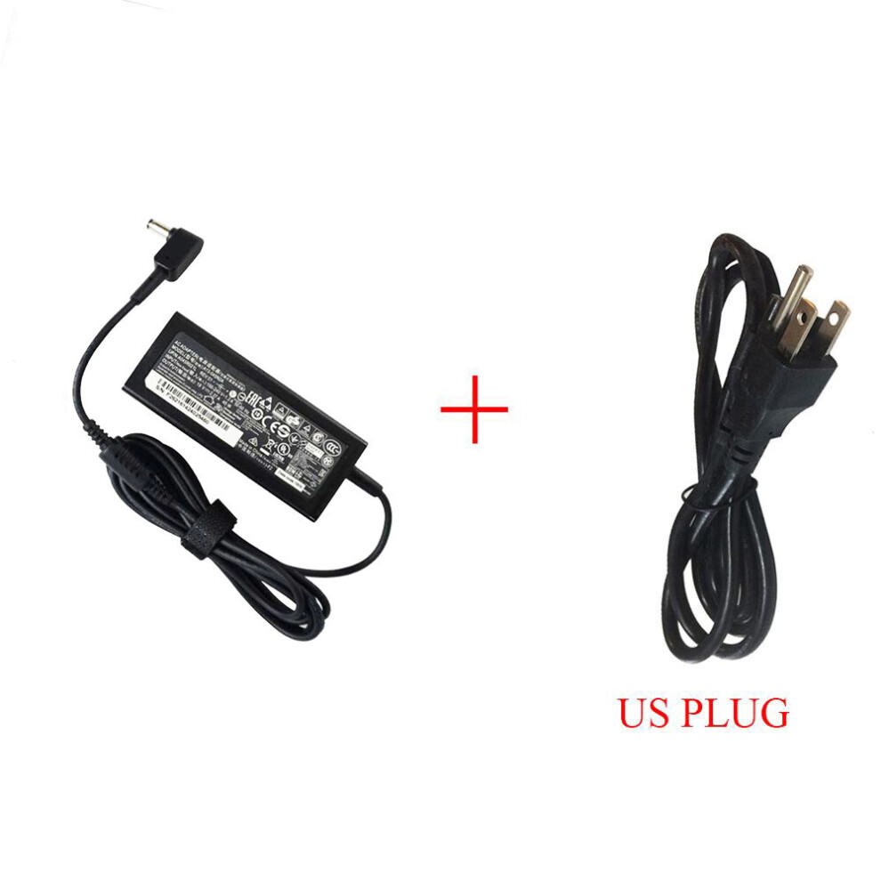 (A-With Us Plug) 19V 2.37A 5.5*1.7Mm 45W Laptop Adapter Charger For Acer Aspire 3 A314-31 A515-51-3509 E5-573-516D Series Notebook Power Supply 4855672905278