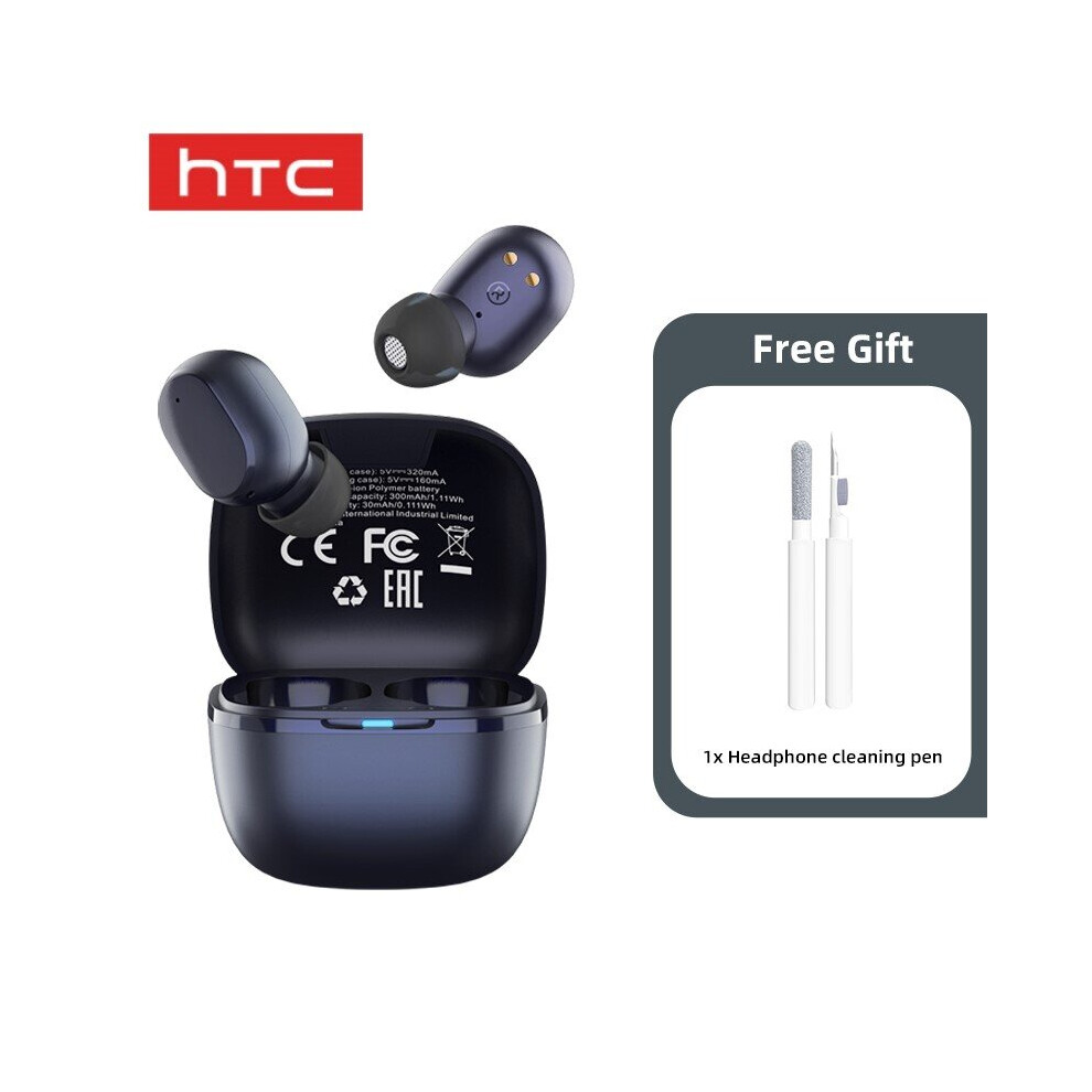 (A-Type B) Original Htc Tws6 Fone De Ouvido In-Ear Sem Fio Bluetooth5.3 Headphones Wireless Earphones Touch Control Noise Reduction Earbuds 4851204963396