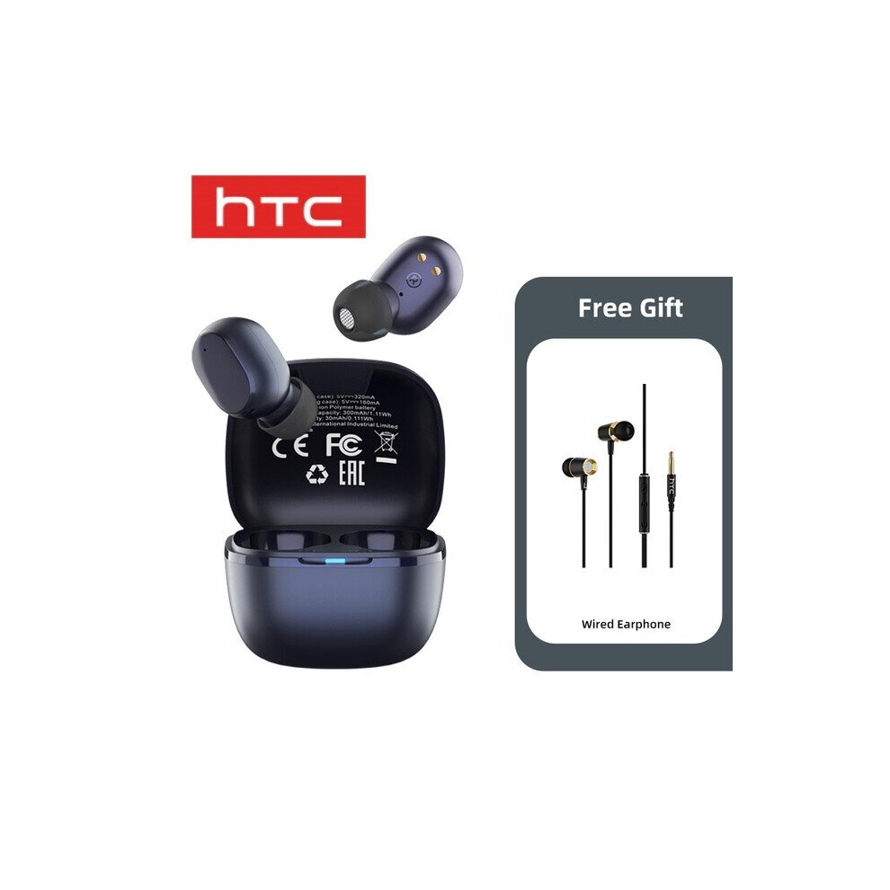 (A-Type G) Original Htc Tws6 Fone De Ouvido In-Ear Sem Fio Bluetooth5.3 Headphones Wireless Earphones Touch Control Noise Reduction Earbuds 4851204963440
