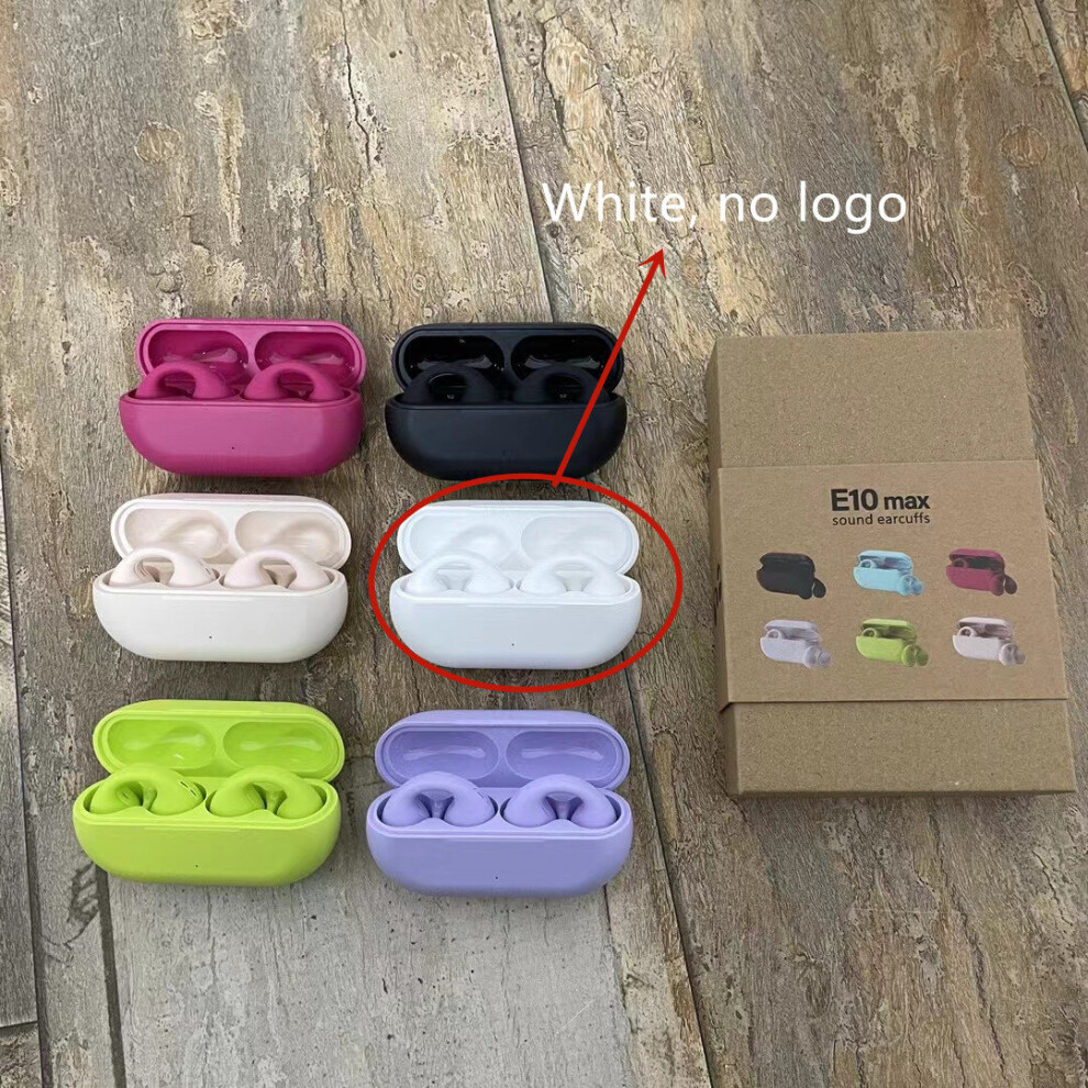 (A-Neutral) E10max Sound Earcuffs Not In-Ear Wireless Bluetooth Earphones Auriculares Headset Tws Sport Earbuds White 4851204915807