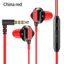 (a-3.5mm Red) L Jack 3.5mm Gaming Wired Earbuds Type C Earphone With MicStereo Bass Headset In-Ear Earphones For Phone Computer Mic Headphones