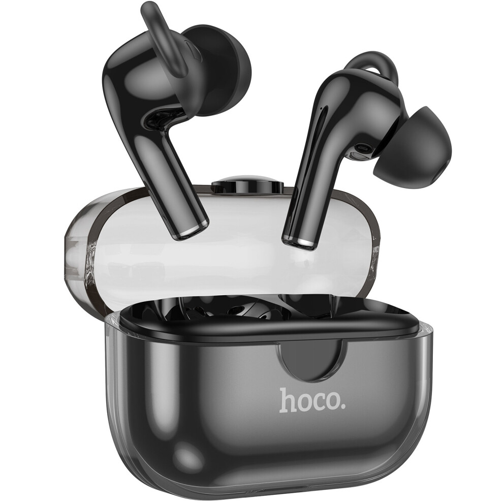 (A-) Hoco Ew22 Wireless Bluetooth 5.3 Enc Noise Cancelling Earphone Portable Dual Mics Touch Control In Ear Earbuds For Clear Calls Black 4851204949758
