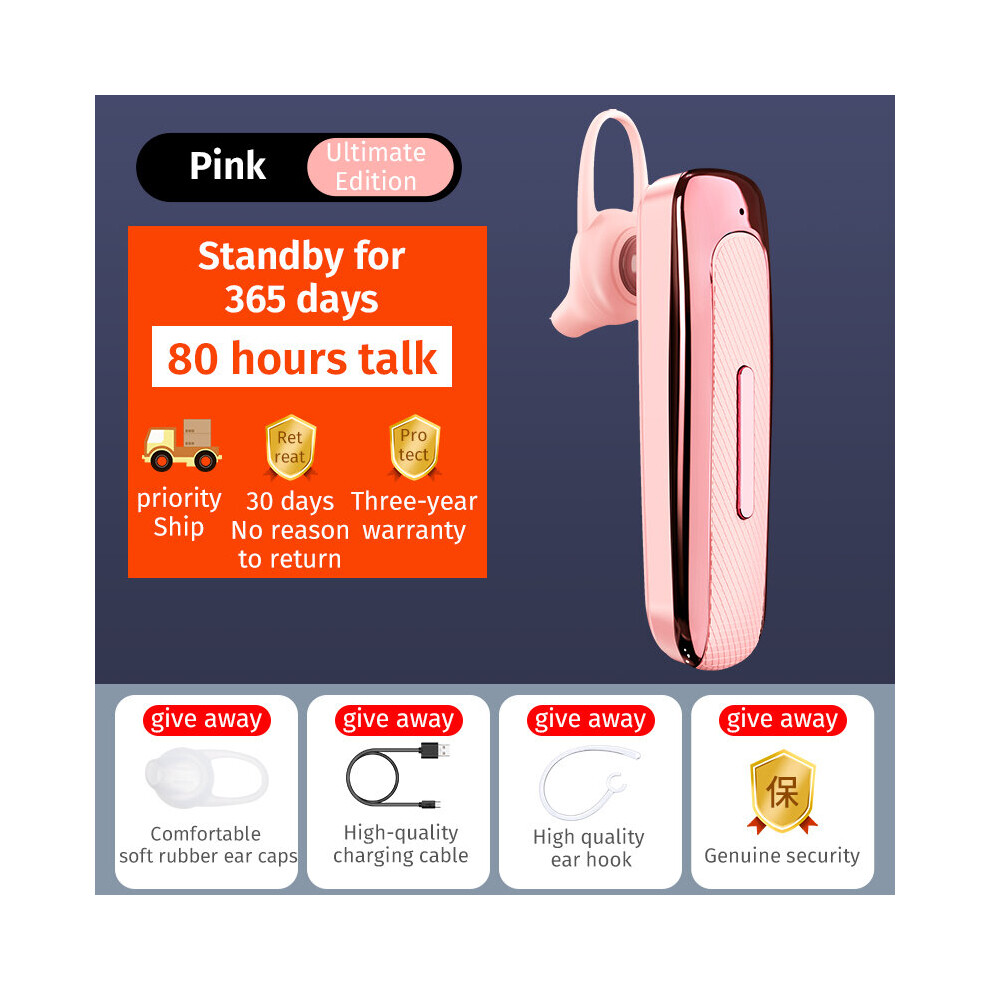 (A-) E1 Tws Earphone Bluetooth 5.0 Wireless Headphones In Ear Sports Waterproof Headsets Stereo Earbuds For Xiaomi Huawei Apple Pink 4851204884882