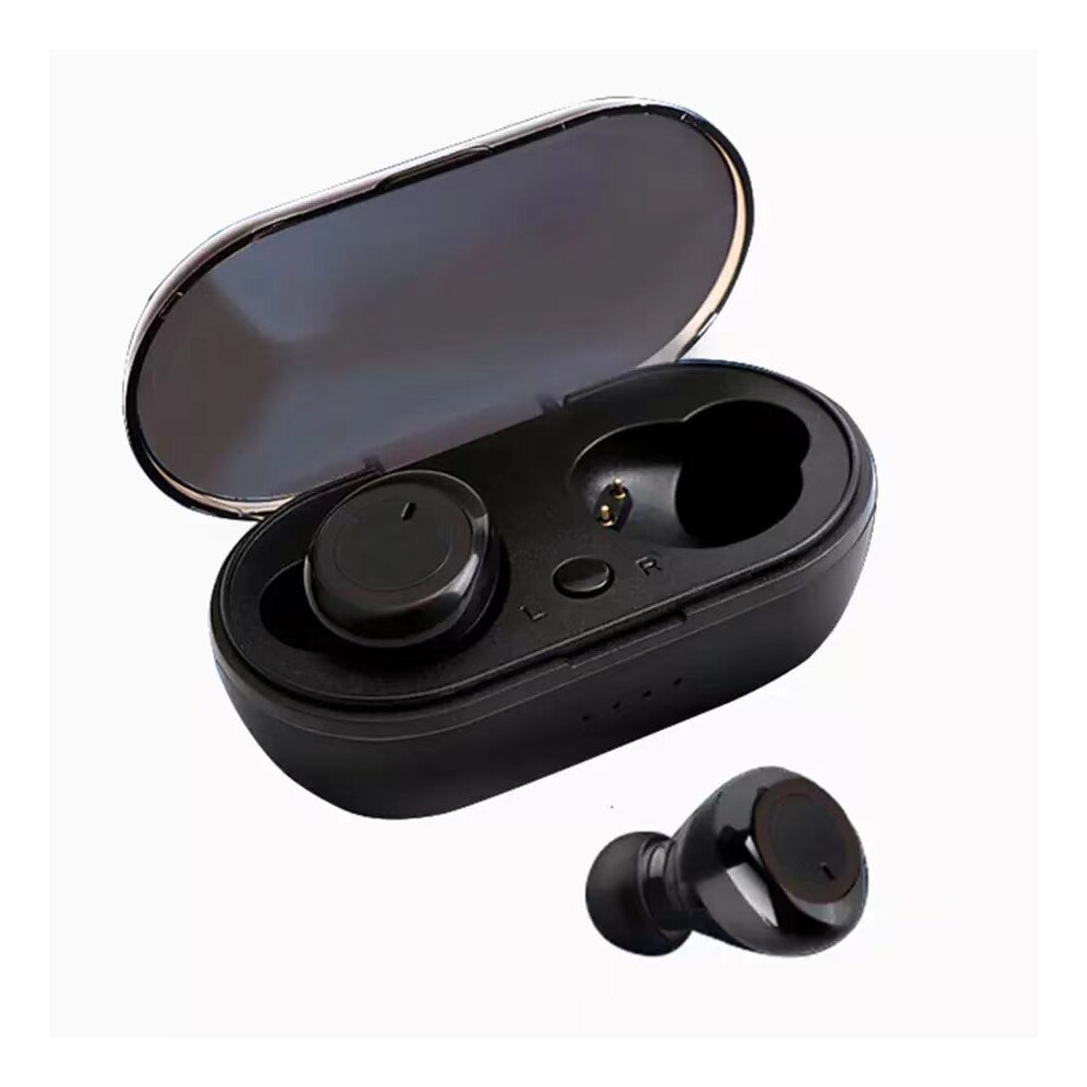 (A-) Y50 Tws Wireless Bluetooth 5.0 Earphone Touch Control 9D Stereo Headset With Mic Sport Earphones Waterproof Earbuds Led Display Black 4851204993980