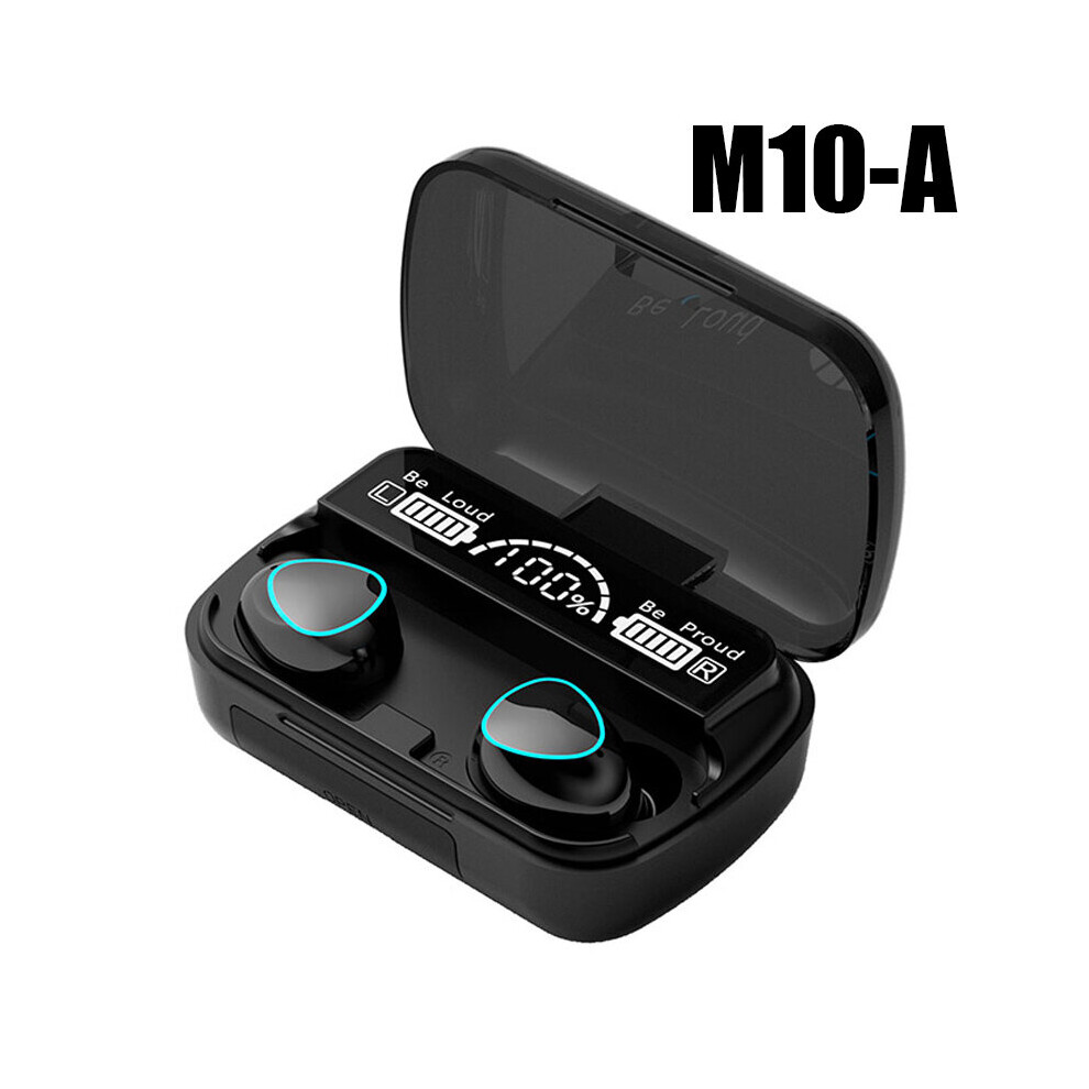 (A-M10-A) F9 Tws Earphone Bluetooth Headphones With Mic Air Pro Earbuds 3000Mah Charger Led Display M10 Fone Wireless Bluetooth Headset 4851205038772