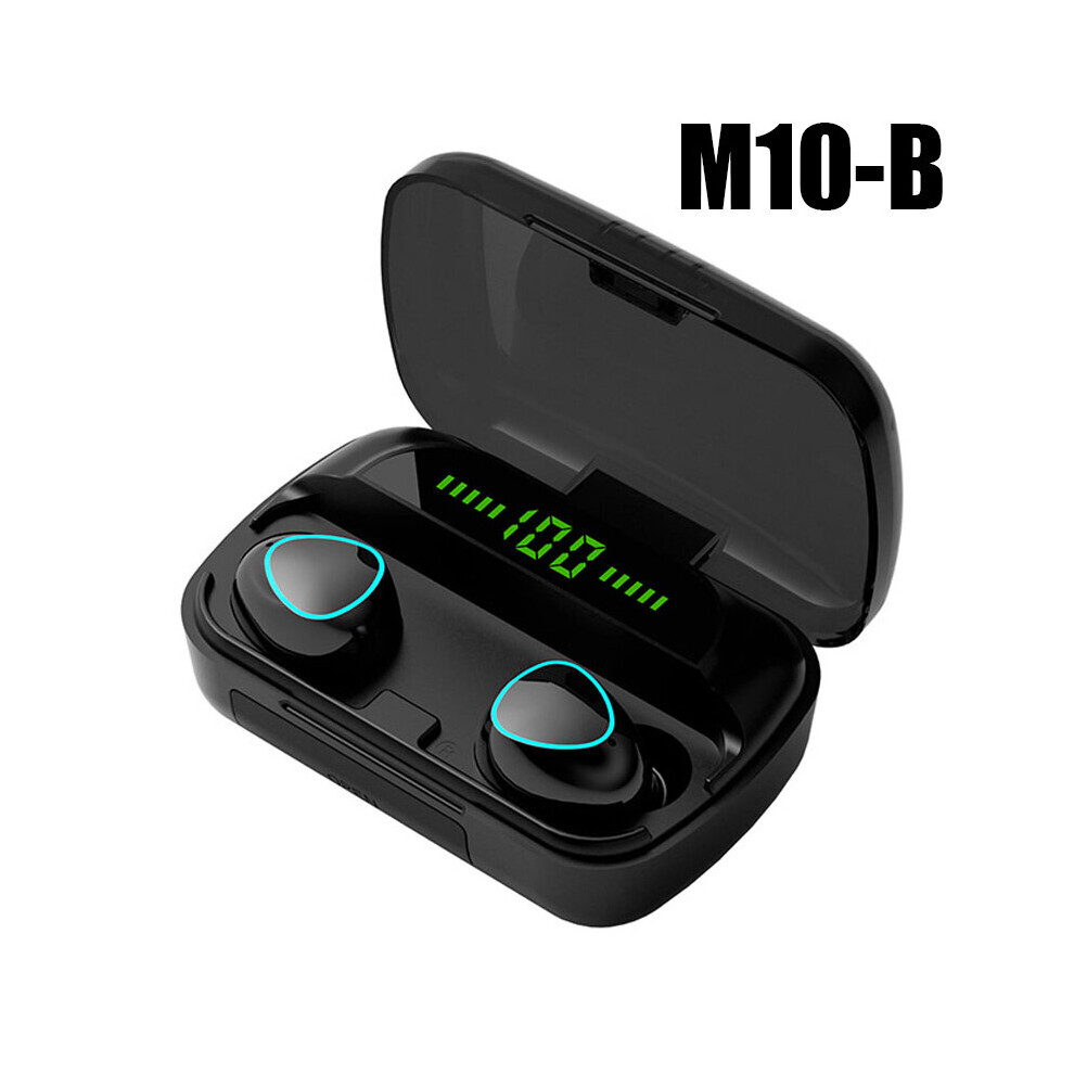 (A-M10-B) F9 Tws Earphone Bluetooth Headphones With Mic Air Pro Earbuds 3000Mah Charger Led Display M10 Fone Wireless Bluetooth Headset 4851205038789
