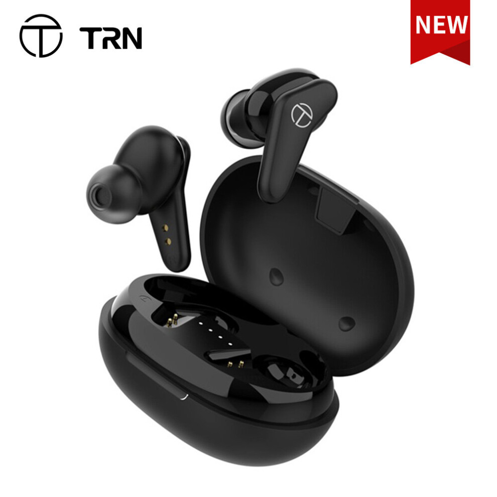 (A-Trn Am1 ) Trn Am1 New Tws 1Dd 5.0 Bluetooth-Compatibl True Wireless Double Earphone In-Ear Hifi Earphones For Trn Ema Kirin Vx Pro Kz S2 Black 4851204979274