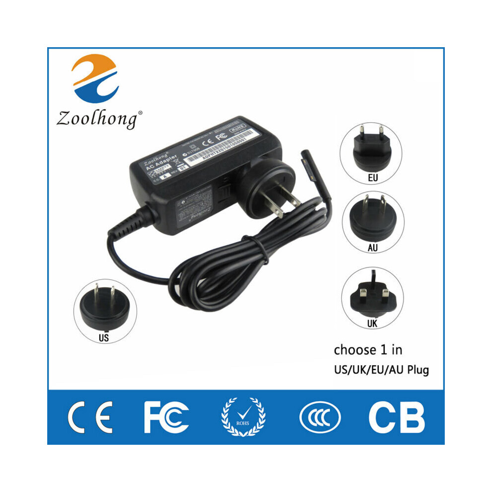 (A-Us Plug) 12V 2.58A 36W Power Adapter Charger For Microsoft Surface Pro3 Pro 3 Us/Uk/Eu /Auplug Choose 1 In 4 4855672943133
