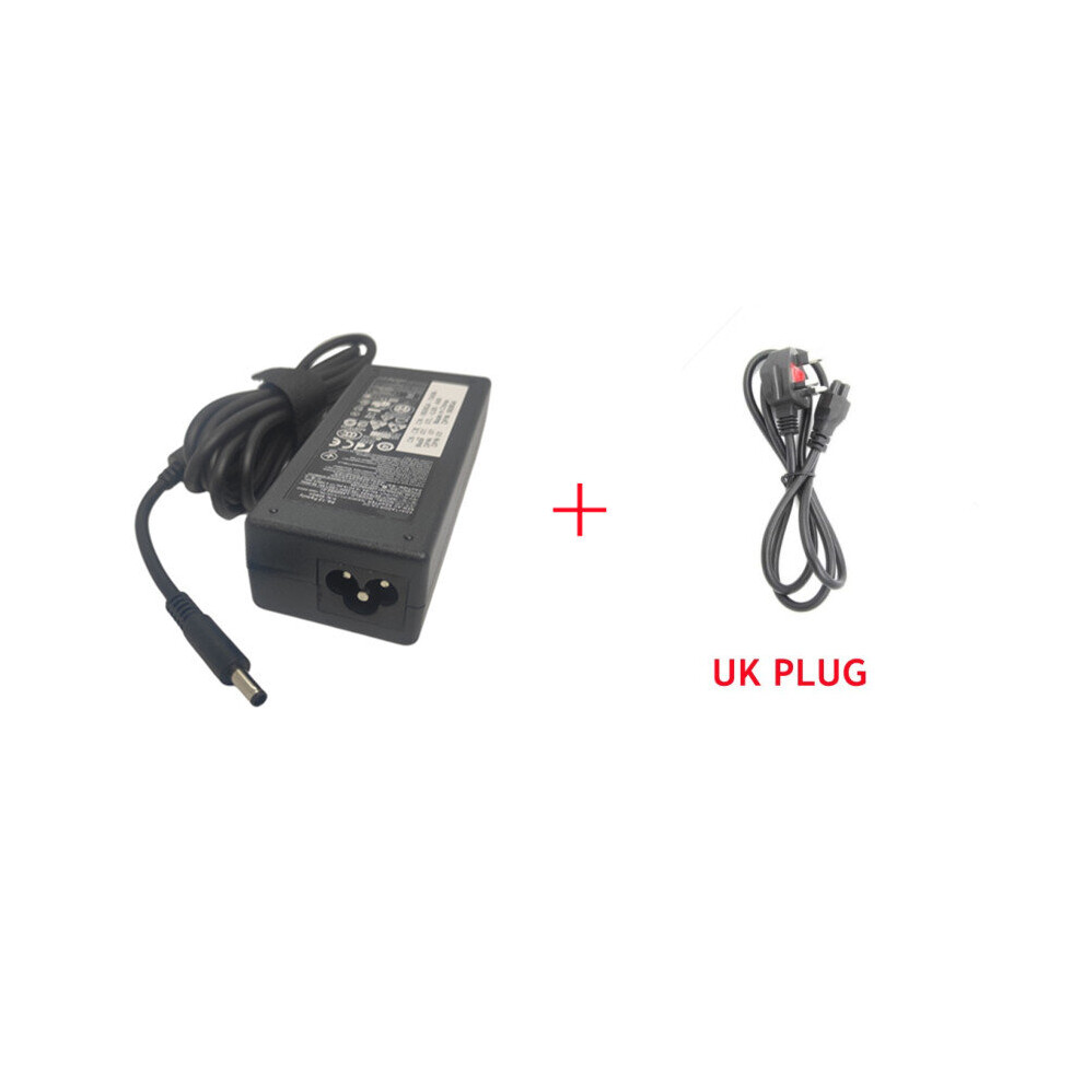 (A-With Uk Plug) Original 19.5V 3.34A 65W Laptop Charger Ac Adapter For Dell Vostro 15 3561 3562 3565 3568 3572 3578 5568 5370 Xps 13 9333 9344 4855672927164
