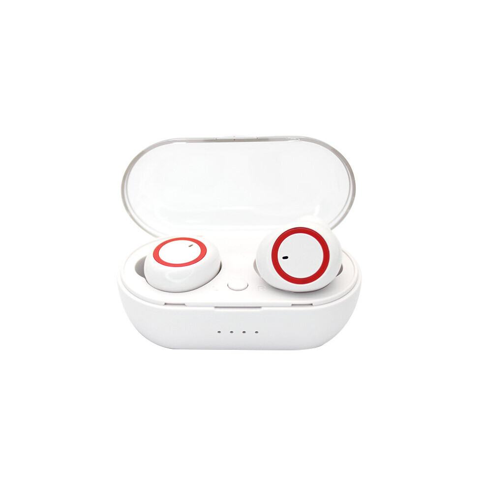 (A-Y50 -Red) Y50 Tws Wireless Earphones Touch Control 9D Stereo Wireless Bluetooth Headset With Mic Fone Bluetooth Headphones Air Pro Earbuds White/Red 4851204904870