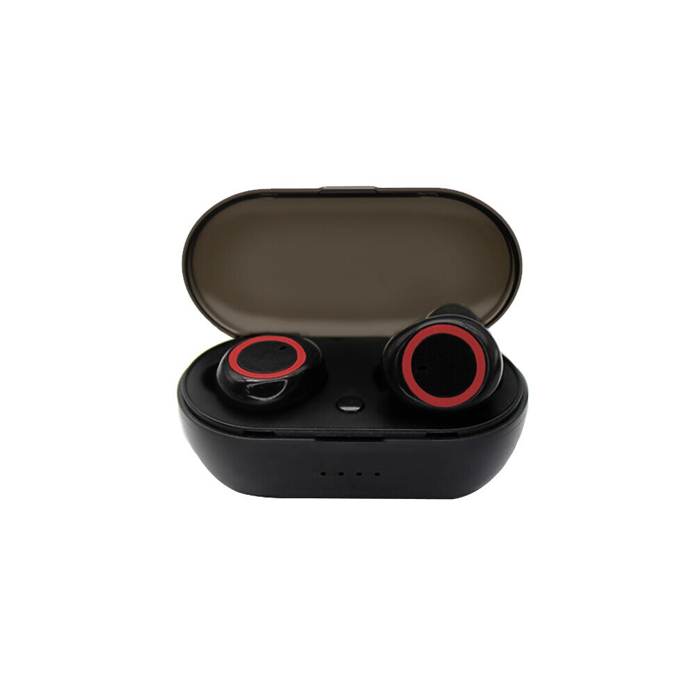 (A-Y50 -Red) Y50 Tws Wireless Earphones Touch Control 9D Stereo Wireless Bluetooth Headset With Mic Fone Bluetooth Headphones Air Pro Earbuds Black/Red 4851204904825
