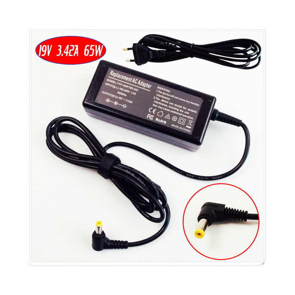 (A-) 19V 3.42A Laptop Ac Adapter Charger For Acer Aspire 5600 5601 5602 5610 5611 5612 5620 5630 5632 5633 5634 5650 5670 5672 4855672999895