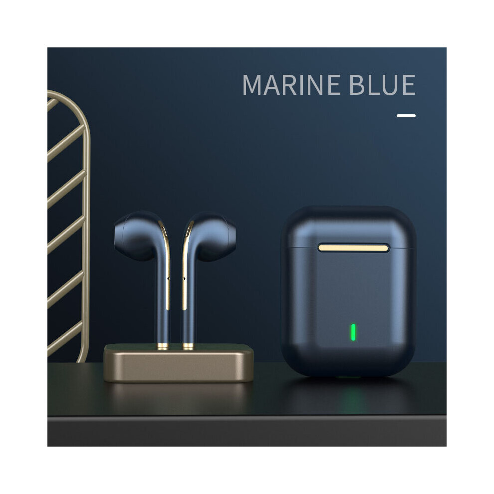 (A-) Tws Wireless Earbuds Tooth Earphones Tws Earphone Sport Headphones Touch Button Hifi Stereo In Ear With Mic For Android Ios Blue 4851204966847