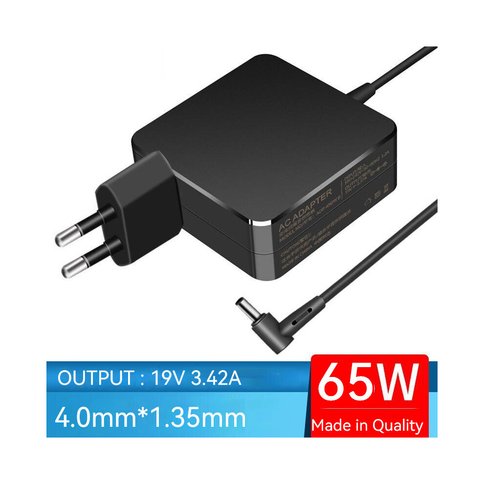 (A-Eu Plug) 19V 3.42A 65W 4.0*1.35Mm Laptop Ac Adapter Charger For Asus R540la R558uf F553ma Ad890326 Adp-65Jhdb A540sa X540ya R515ma X503m 4855672955495