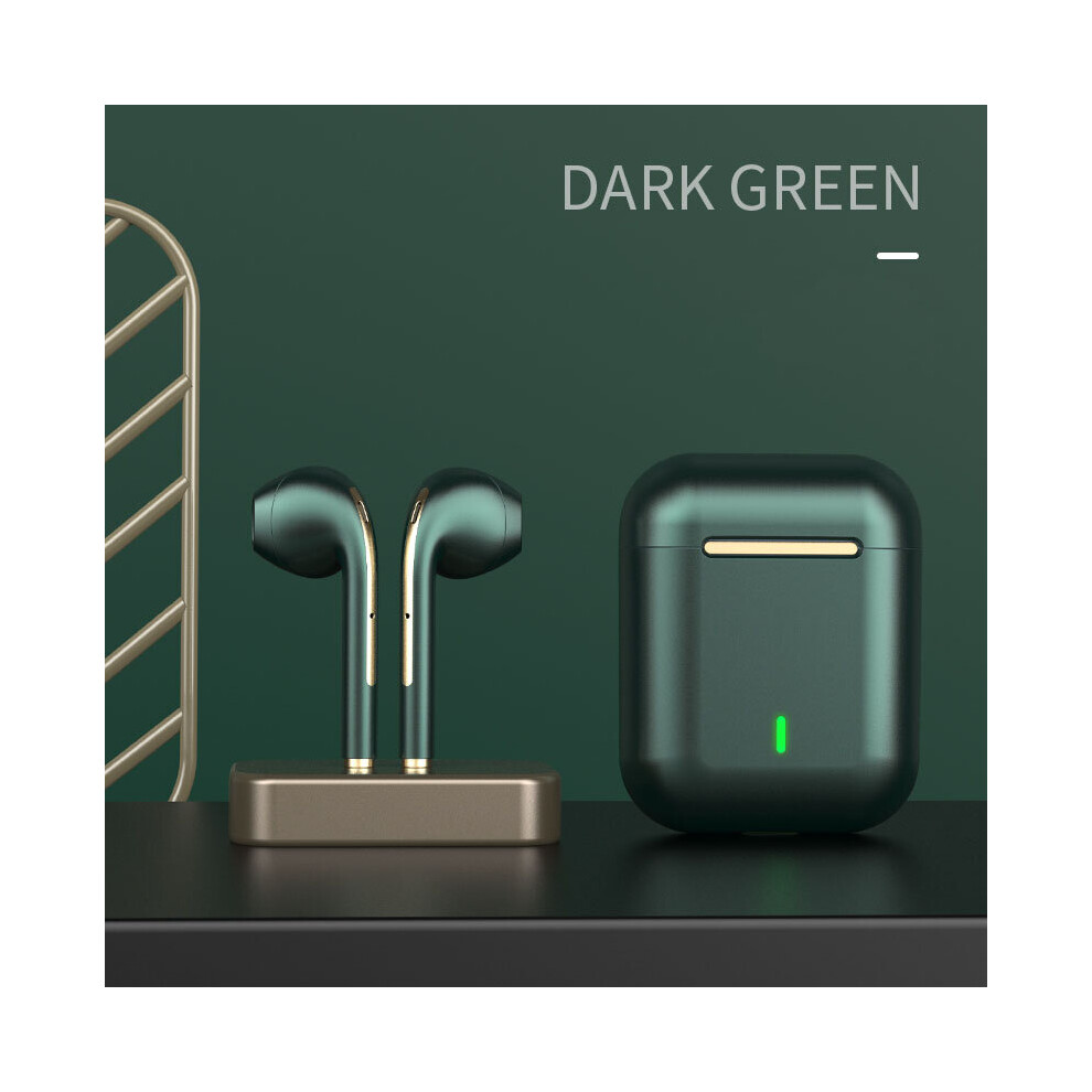 (A-) Tws Wireless Earbuds Bluetooth Earphones Tws Earphone Sport Headphones Touch Button Hifi Stereo In Ear With Mic For Android Ios Green 4851204966861