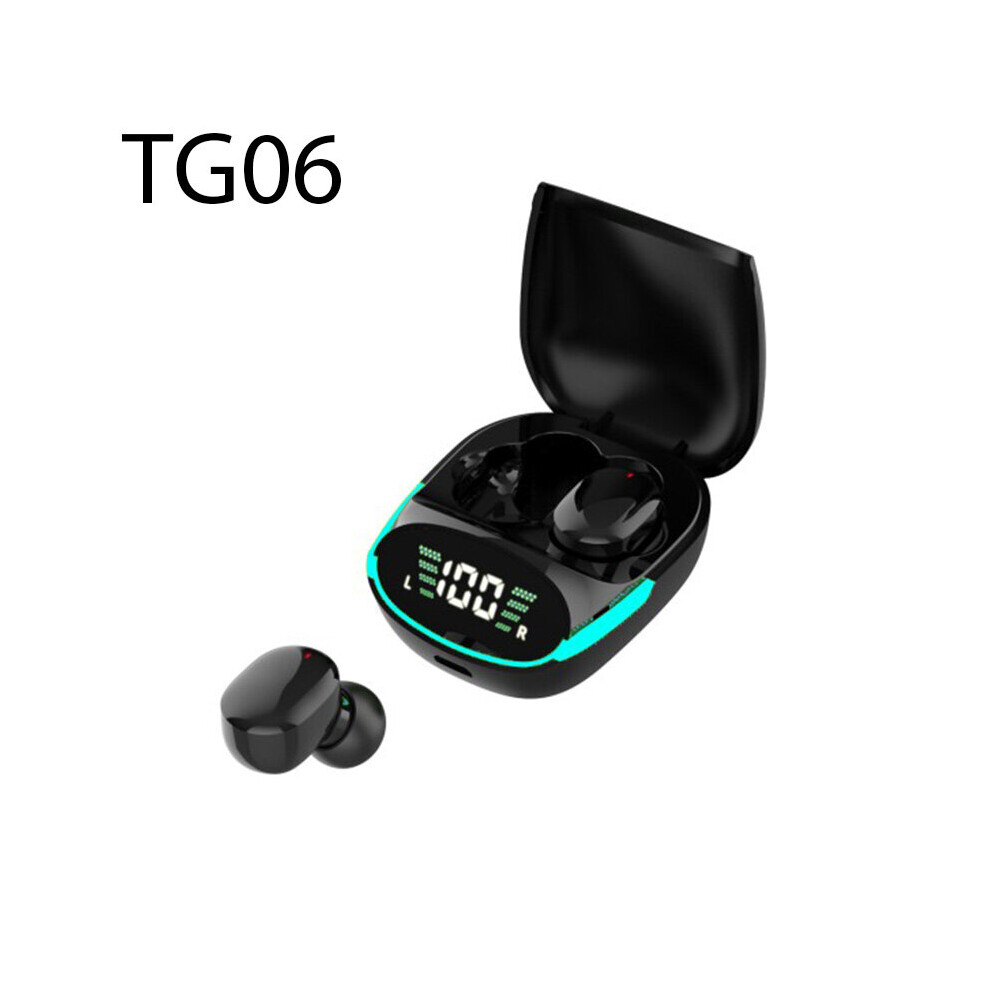 (A-001) Tg06 Wireless Bluetooth Headset Tws Earphone Hifi Bass Stereo Earbud With Mic Touch Control In Ear Headphone For All Smartphone 4851204915210