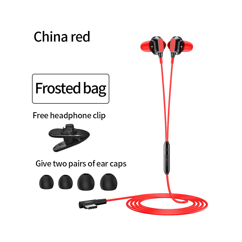(A-Type-C ) Olaf 3.5Mm/Type C In-Ear Headphones L-Bending Wi Headset Hifi Sport Music Earbud For Xiaomi Huawei Oppo Vivo Honor Nubia Poco Red 4851204936260