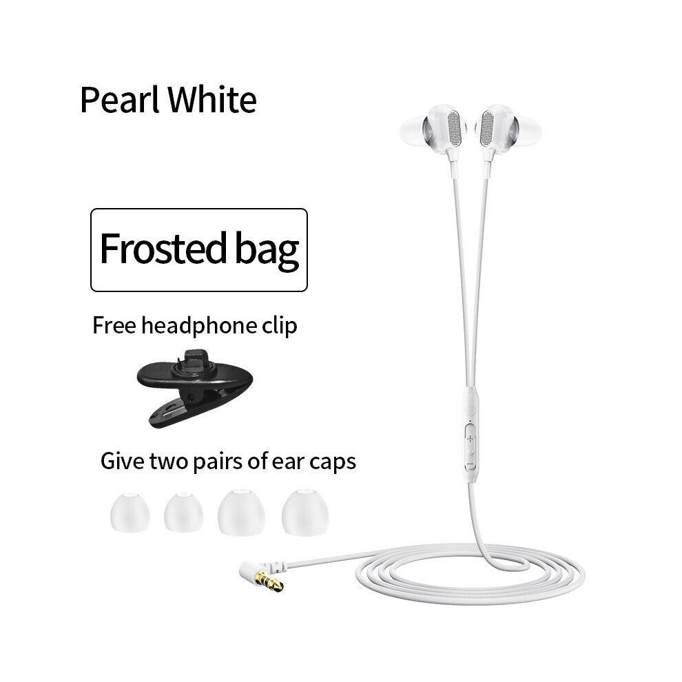 (A-3.5Mm - ) Olaf 3.5Mm/Type C In-Ear Headphones L-Bending Wired Headset Hifi Sport Music Earbud For Xiaomi Huawei Oppo Vivo Honor Nubia Poco White 4851204936246