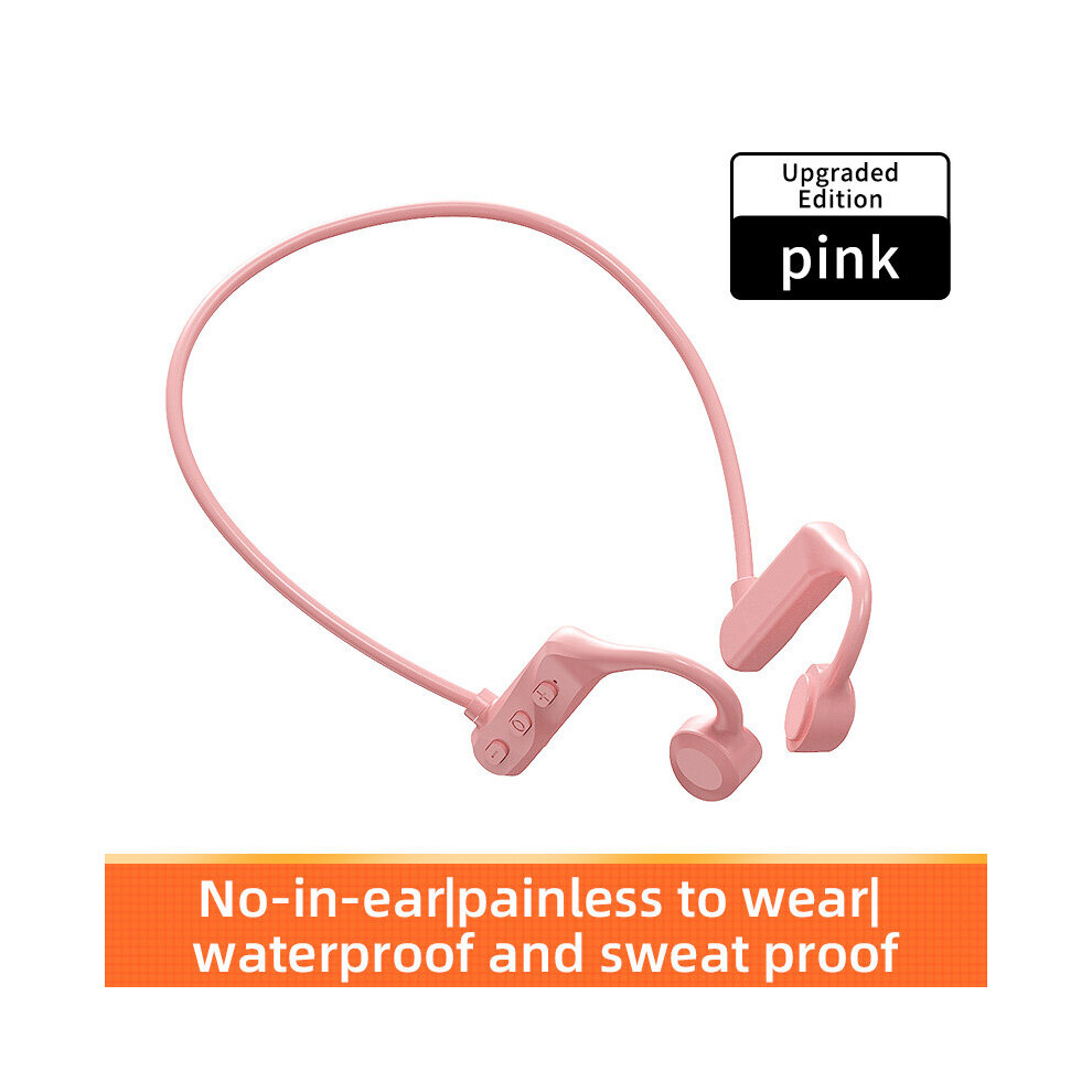 (A-) K69 Air Pro Earbuds Wireless Bluetooth Headset With Mic Ear Hook Fone Bluetooth Earphones Bone Conduction Wireless Headphones Pink 4851204880884
