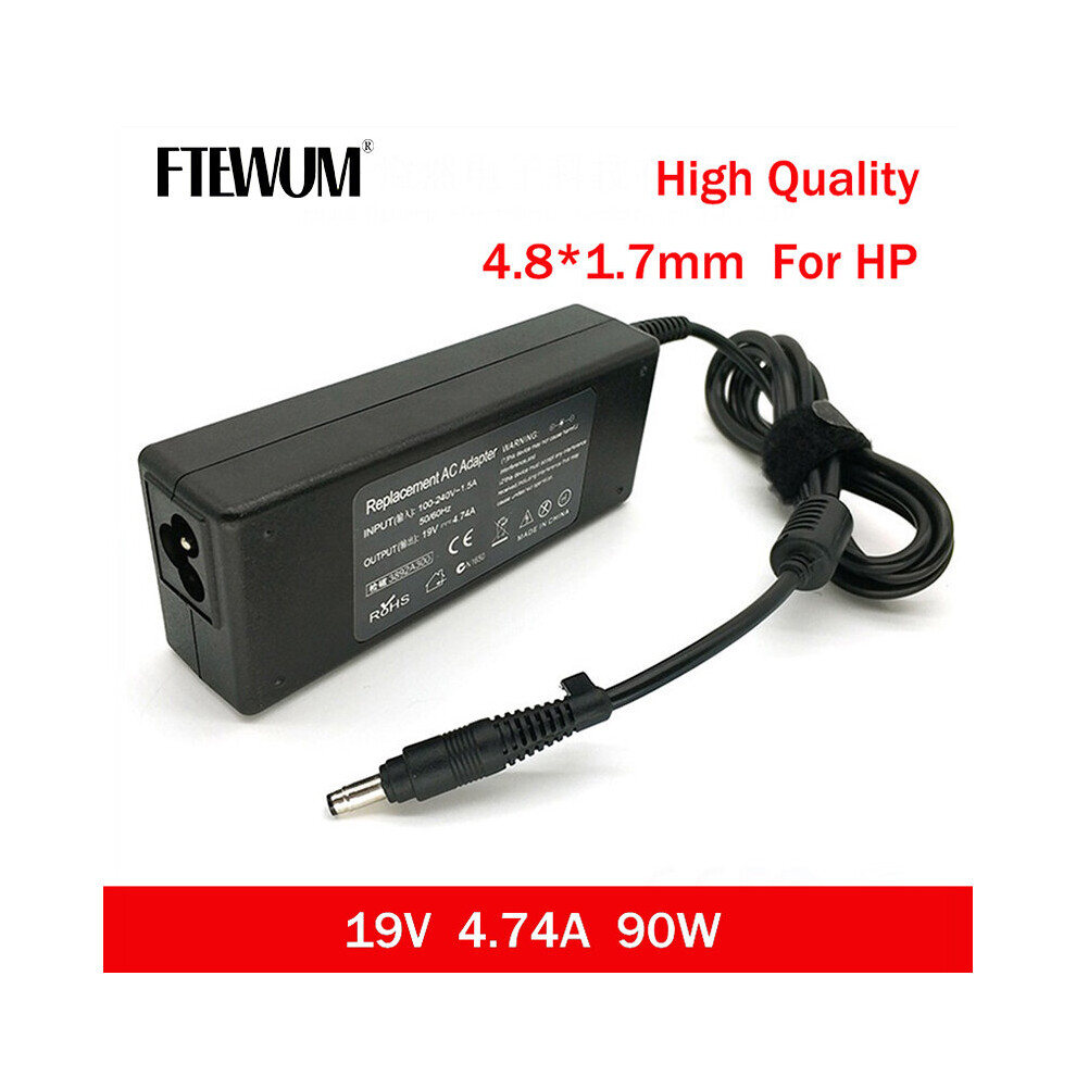 (A-) 19V 4.74A 90W 4.8*1.7Mm Ac Laptop Charger Nptebook Power Adapter For Hp Portable Charger For Hp G70/G70t/G71 Laptop Adapter 4855672987601