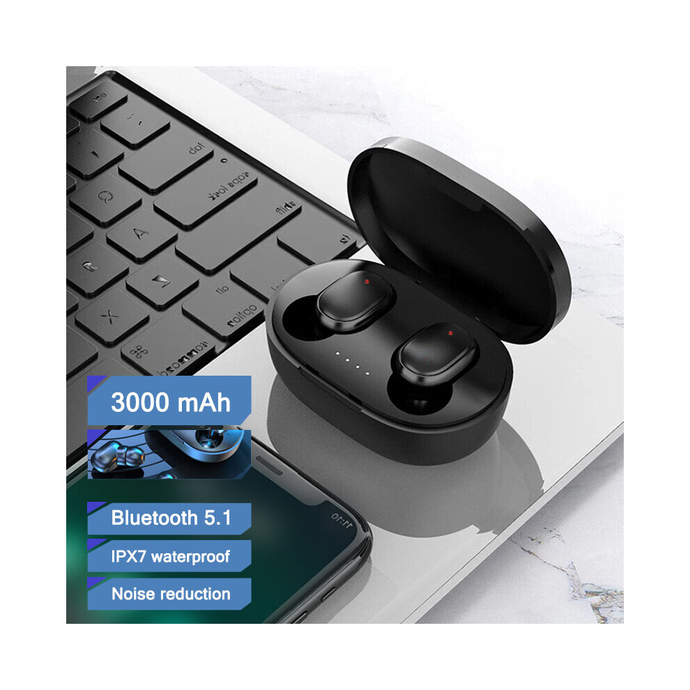 (A-A6s ) Tws Wireless Bluetooth 5.0 Earphones Handfree Headset Gamer Sport Headphones Waterproof Earbuds Airbuds Earpods With Microfone Black 4851204991795
