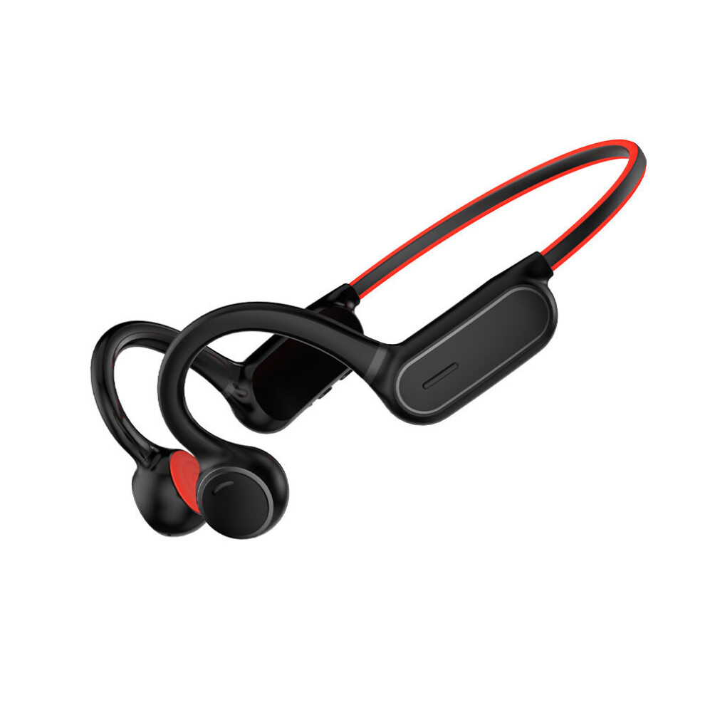 Photos - Headphones  Open Ear Bluetooth Earphones Waterproof Sport Headset Wireless Stereo Air Bone Conduction Headphone For Cycling Runn(a-Red)