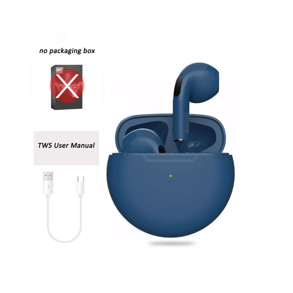 (A-Royal ) Tws Mini Wireless Earphones Tooth 5.0 Earphone Sports Earbuds Waterproof Earphones For Iphone Huawei Xiaomi Smartphone Blue 4851204939971