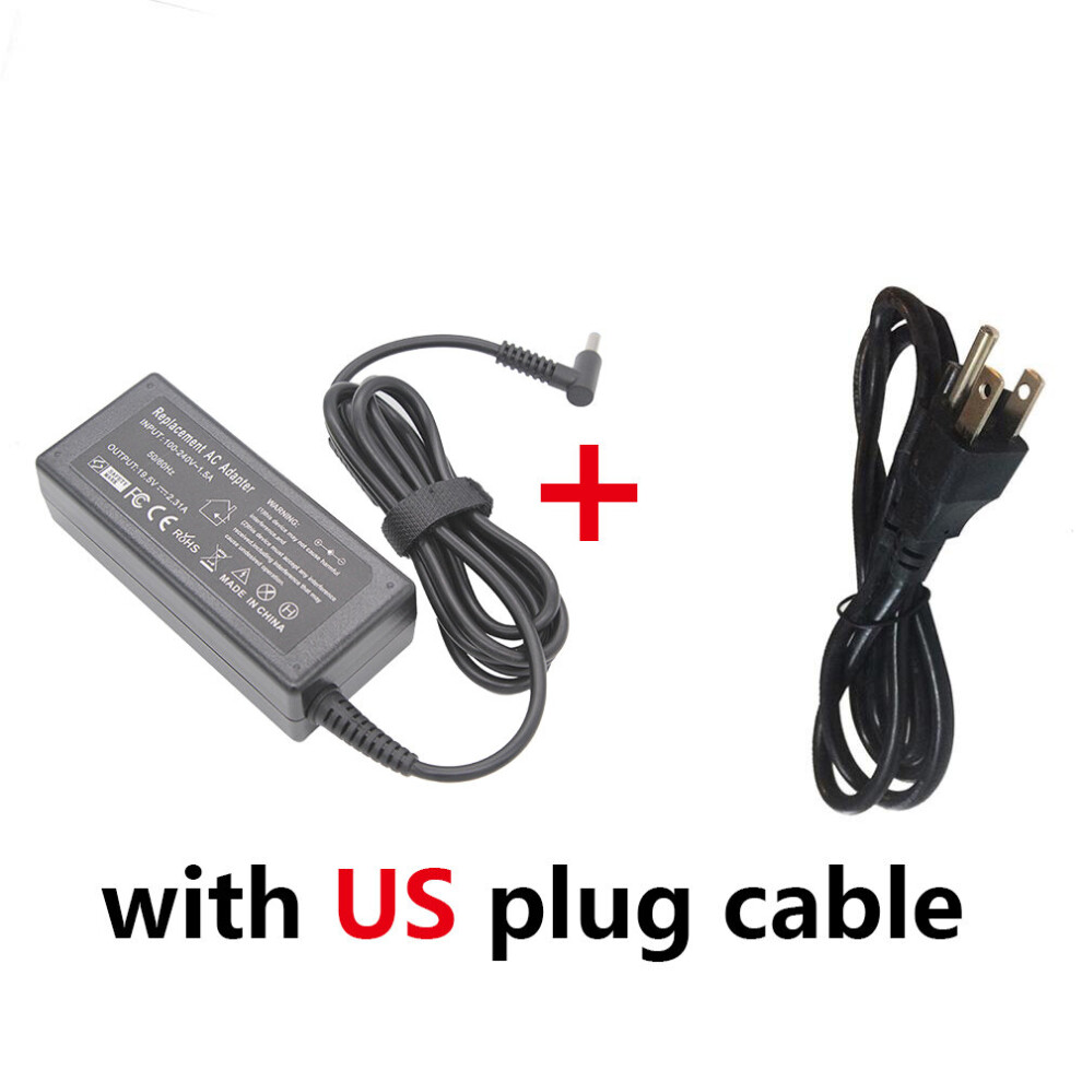 (A-With Us Plug) 19.5V 2.31A 45W 4.5*3.0Mm Laptop Charger Adapter For Hp Stream X360 13 14 Pavilion 854054-001 741727-001 740015-001 740015-002 4855672905810