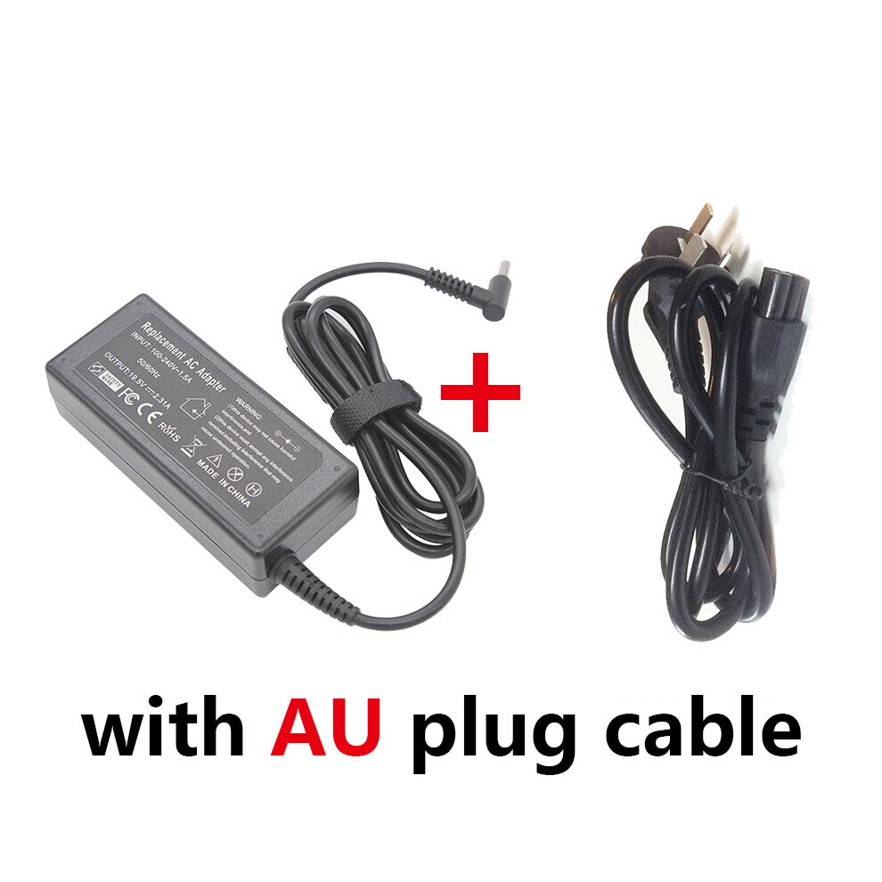 (A-With Au Plug) 19.5V 2.31A 45W 4.5*3.0Mm Laptop Charger Adapter For Hp Stream X360 13 14 Pavilion 854054-001 741727-001 740015-001 740015-002 4855672905773