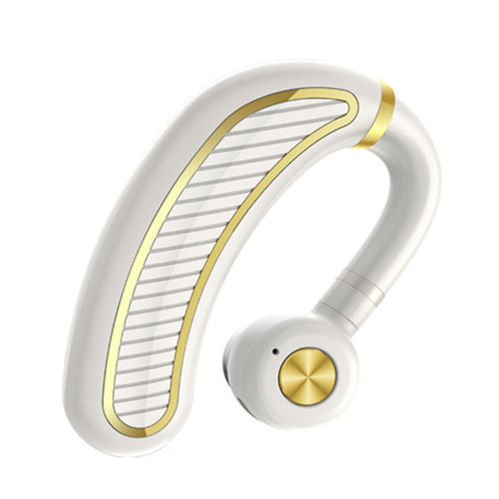(A- Goldstandard) K21 Business Bluetooth Earphone Sweatproof Wireless V4 1 Earpiece With Noise Reduction Mic Earbuds White 4851205023662