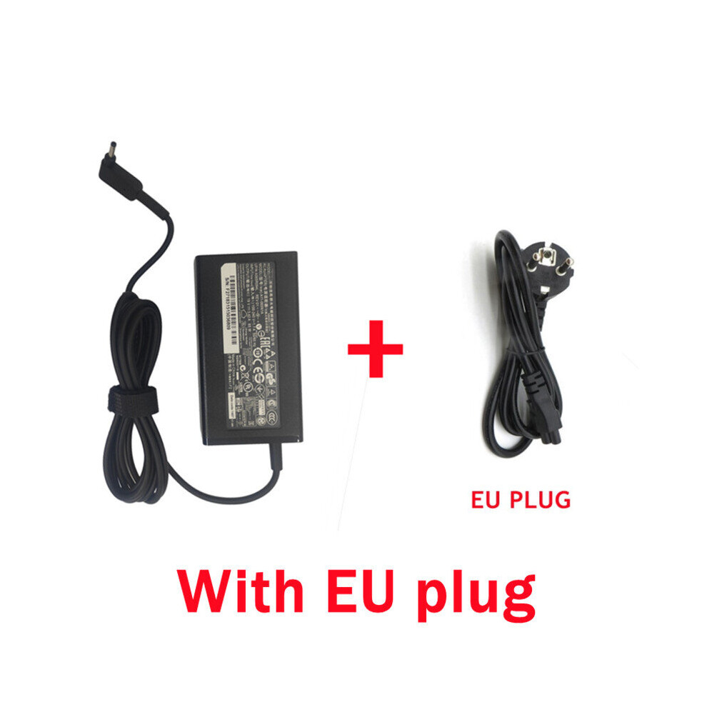 (A-Adapter With Eu Plug) 19V 3.42A 65W 3.0*1.0Mm Laptop Adapter Charger For Acer Aspire S7 391 V3-371 Switch12 Pa-1450-26 A13-045N2a 547H 56Rq Sf314-5 4855672920516
