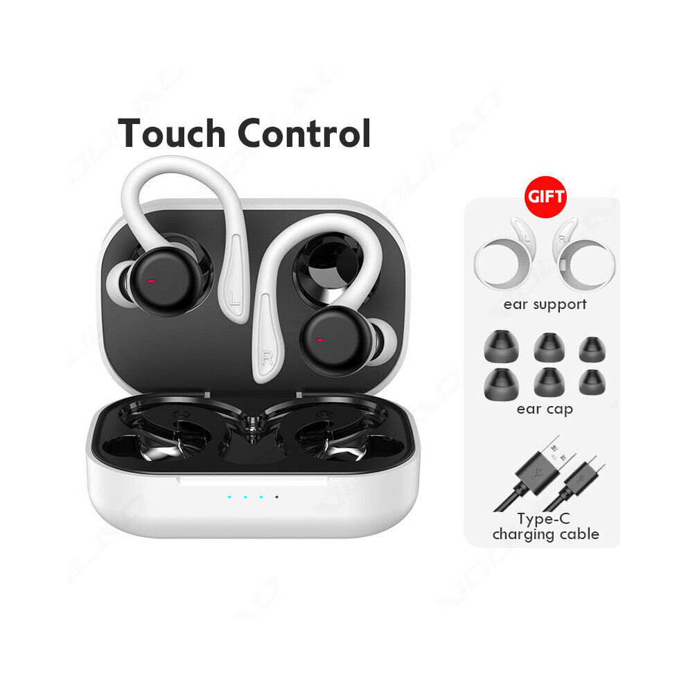 (A-T40 -Touch) T20 Wireless Bluetooth Earphone Sports Waterproof Tws Wireless Headphones Hifi Stereo Earbuds Noise Cancelling Headset With Mic White 4851204995878