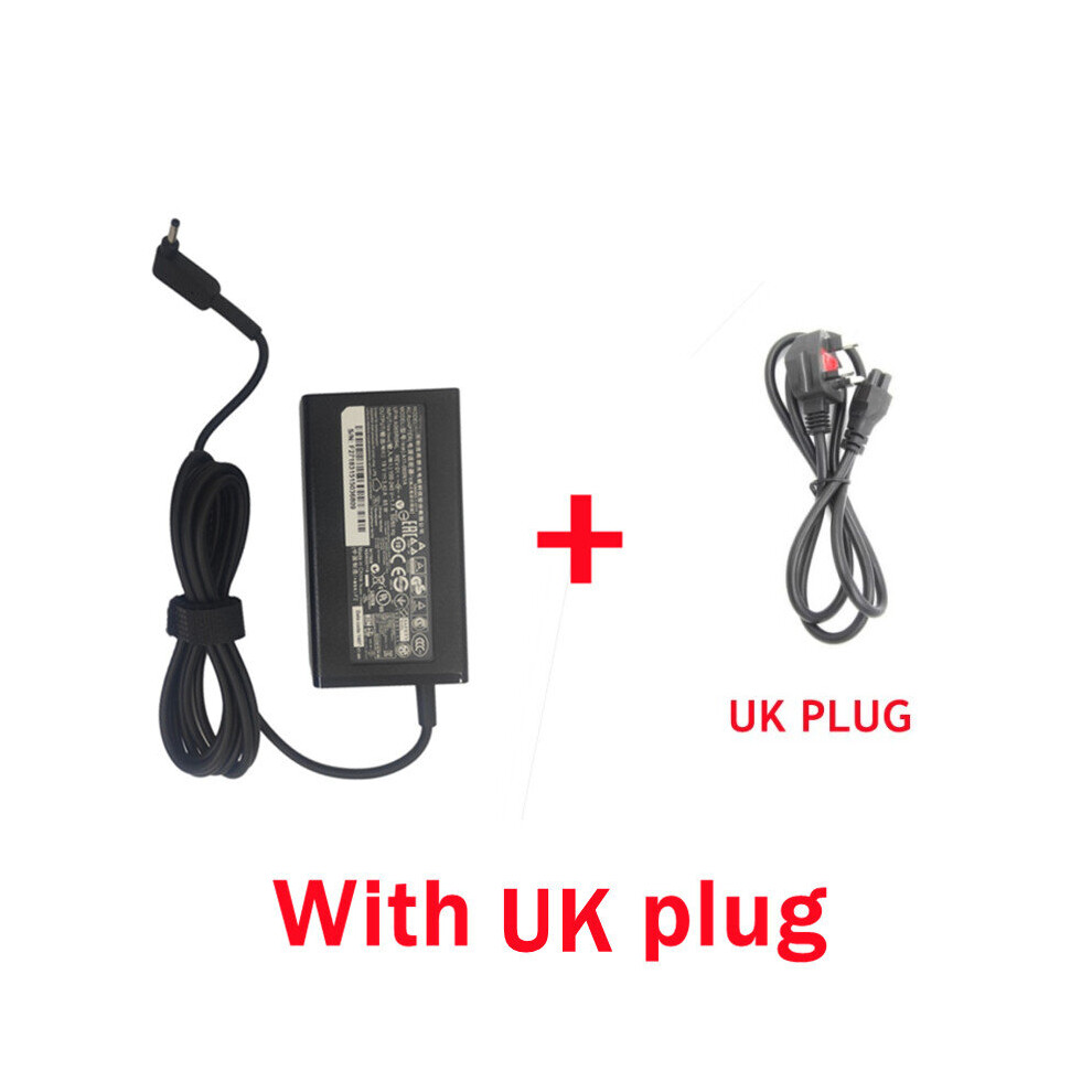 (A-Adapter With Uk Plug) 19V 3.42A 65W 3.0*1.0Mm Laptop Adapter Charger For Acer Aspire S7 391 V3-371 Switch12 Pa-1450-26 A13-045N2a 547H 56Rq Sf314-5 4855672920523