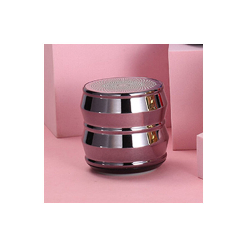 (A-) New Mini Bluetooth Speaker Tws Portable Metal Subwoofer Support Tf Mp3 Caixa De Som Bluetooth Pc Audio Ornaments Speaker Silver 4854472218410