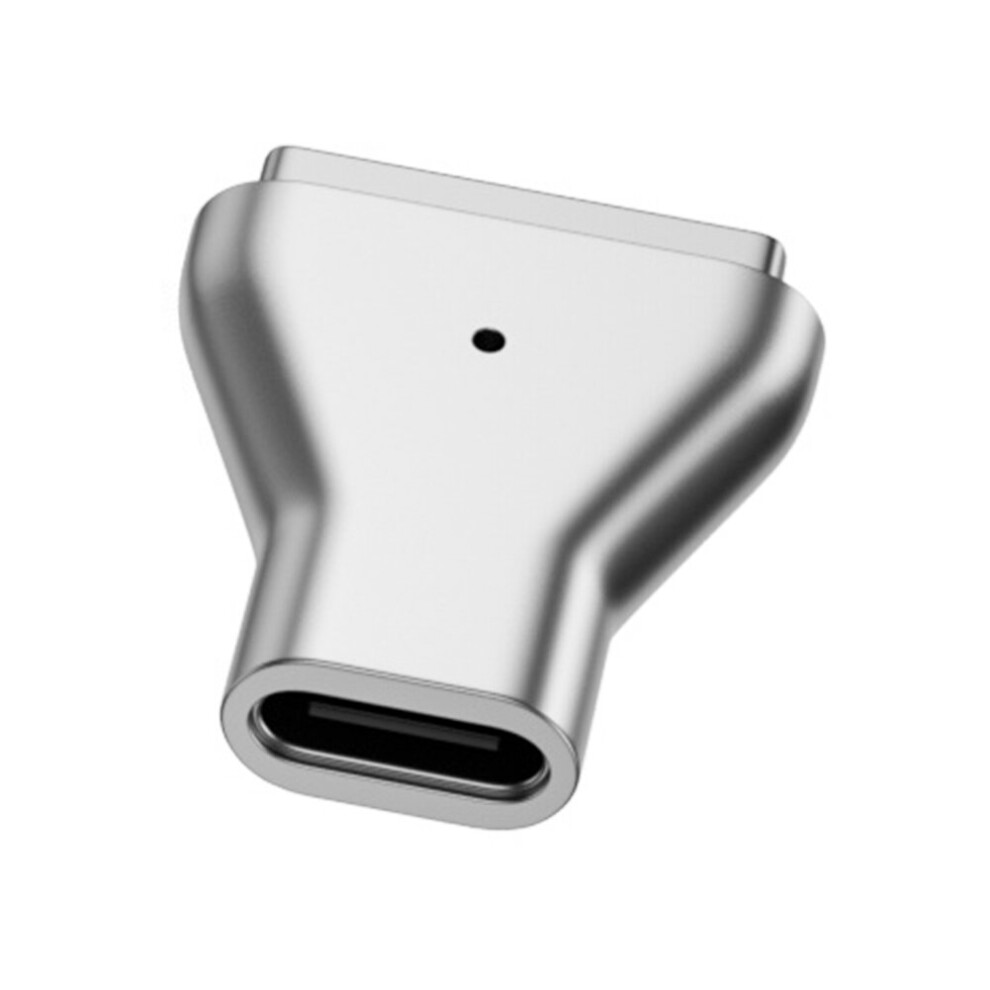 (A-5A) Type C Female Pd Adapter Aluminum Alloy Charging Magnet Plug Converter With Indicator For Macbook Air/Pro Light 4855672947834