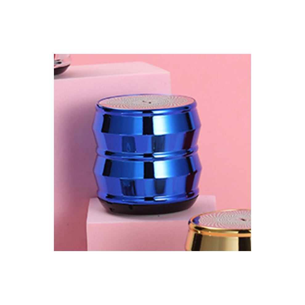 (A-) New Mini Tooth Speaker Tws Portable Metal Subwoofer Support Tf Mp3 Caixa De Som Tooth Pc Audio Ornaments Speaker Blue 4854472218397