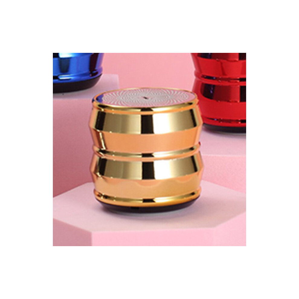 (A-) New Mini Bluetooth Speaker Tws Portable Metal Subwoofer Support Tf Mp3 Caixa De Som Bluetooth Pc Audio Ornaments Speaker Black 4854472218373
